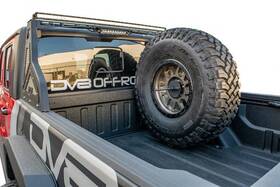 Tcgl-02 Dv8 Offroad For 2019 Jeep Gladiator Universal Stand Up In-bed Tire Carrier
