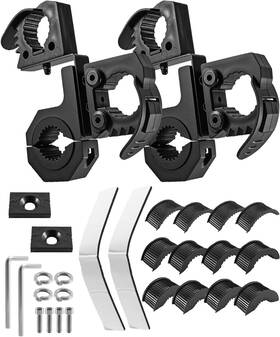 Qrrcm1215 Dyvbxs Quick Release Rubber Clamps Mount For Trucks Off-road Vehicles Utvs Atvs Shovel