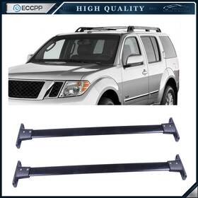 E10411cp591s Eccpp Roof Rack Cross Bar For 05-12 Nissan Pathfinder Black Luggage Cargo Carrier 2pcs