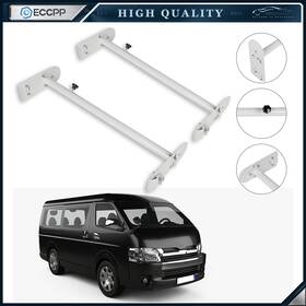 E10910cp896s Eccpp 2 Bar Adjustable Ladder Roof Racks For Chevy Dodge Ford Gmc Cargo Van 700lbs
