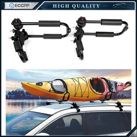 E10938cp793s Eccpp Kayak Carrier Rack Set Canoe Boat Surf Roof Top Mount Bar For Suv Crossbar