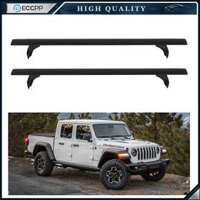 E11172cp395s Eccpp 2pcs For Jeep Gladiator 2020-2023 Roof Rack Cross Bar Crossbar Black