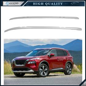 E13111cp165s Eccpp Roof Rack Side Rail Set For 2022-2023 Nissan X-trail Silver Decoration