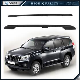 E13185cp096s Eccpp For 2003-2009 Toyota Prado 120 Roof Rack Side Rail Set Aluminum Luggage Carrier