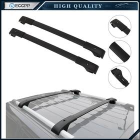 E16188cp683s Eccpp Black Roof Rack Cross Bar Luggage Carrier For Jeep Patriot 2007-2017
