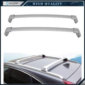 E17008cp696s Eccpp Cross Bars Fits 2012-2016 Honda Crv Cr-v Silver Bolt-on Top Roof Rack Rail