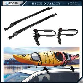 E83865cp171s Eccpp Roof Rack Cross Bar For 43.3 Inch Universal Aluminum Canoe Kayak Luggage Carrier