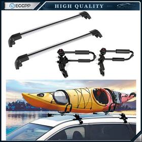 E83886cp164s Eccpp For 13-18 Mitsubishi Outlander Roof Rack Cross Bar Boat Kayak Carrier