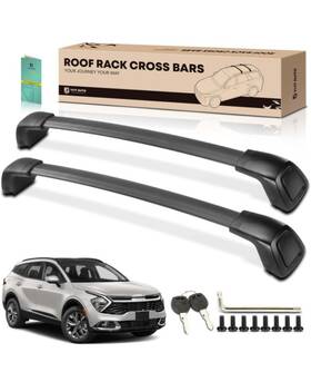 C1357 Eeverglow Cross Bars For Kia Sportage 2023 2024 Roof Rack Rail Luggage Carrier Canoe