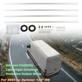 Ewc1914 Elitewill Aluminum Track Roof Rack Side Rails Fit Sprinter 144 Inch Wb 2007 2025