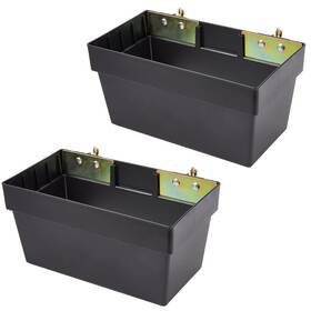 Erfes311578 Erfei 2 Pack E-track Storage Bin For System E Track Black