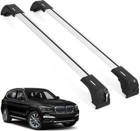 Erkul 683190514681 220lbs Roof Rack Cross Bars For Bmw X3 G01 2018-2025 Aluminum Crossba