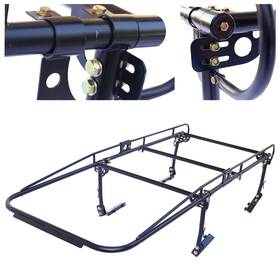 Esddg 699967838445 Universal Steel Over-cab Full-size Truck Rack 1000 Lbs Capacity Adjustable