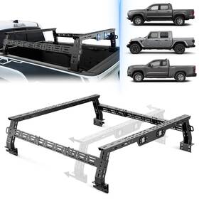 Aobr07c005159 Eyouhz Adjustable 11.2-13.2 Inch High Truck Bed Racks For 05-25 Tacoma And Frontier 20-25 Jt