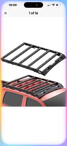 Aocr070024159 Eyouhz Roof Rack Cargo Basket Luggage Storage Holder For 2007-2021 Tundra Crewmax Cab