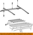 F85z78551a00ab Ford Lincoln Oem Roof Rack Rail Luggage