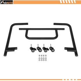 Fa12574601t Fa For Jeep Wrangler 87-20 Yj Jk Jl Black Moveable Hard Top Carrier Storage Cart