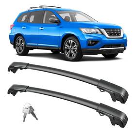 1-a88-2-04 Feng Yu Fengyu 220lb Lockable Roof Rack Cross Bars Compatible With 2013-2021 Nissan Pfdr