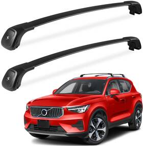 Fengyu Fy-6195 330lbs Lockable Roof Rack Cross Bars Volvo Xc40 2018-2026 Aluminum