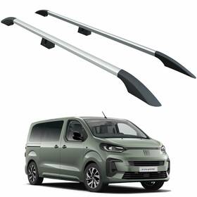 Ky-5456826 Fiat For Ulysse Roof Rack Rails - Silver