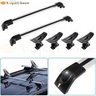 10009697 Fits Hyundai Santa Fe 13-17 Roof Rack Cross Bar 4 Kayak Carrier Racks Aluminum