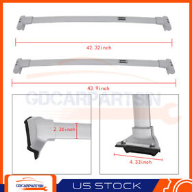 Gd169537r Fits Jeep Grand Cherokee 2011-2021 Roof Rack Cross Bars Rails Aluminum Bar Usa