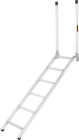 Ladder-16-72 Flatbed Portable Step Aluminum Deck " Trailer 72 Access Truck Cargo