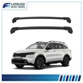 Fl13481at987ps Flatroad Roof Rack 2x Cross Bar Fit For 2021-2024 Kia Sorento Aluminum Wholesale New