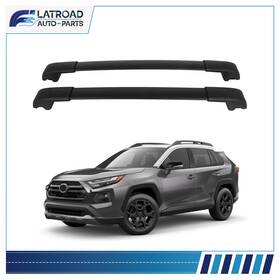 Fl13487at981ps Flatroad For 2019-2023 Toyota Rav4 Adventure/trd Off-road Aluminum Roof Rack 2x Cross Bar