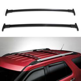 Fla106592oad Flatroad Cross Bar Set Amuminum Roof For 2016-2018 Ford Explorer Rack Luggage Carrier