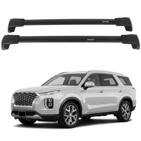 Fla111387oad Flatroad 2pcs Roof Rack Cross Bar Silver For 20-23 Hyundai Palisade Luggage Cargo Carrier