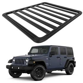Fla111400oad Flatroad Kit Platform Roof Rack For 07-23 Jeep Wrangler Jk Jl 19-23 Gladiator Basket