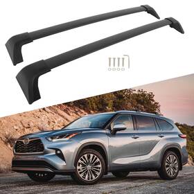 Fla116280oad Flatroad Roof Rack Set 2x Cross Bar For 2021-2023 Toyota Highlander Luggage Cargo Carrier