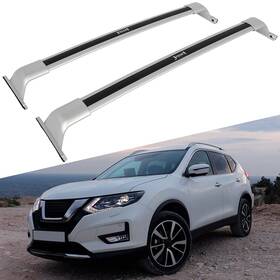 Fla117685oad Flatroad Roof Rack Cross Bar Luggage Cargo Carrier For 2014-2018 Nissan Xtrail X-trail