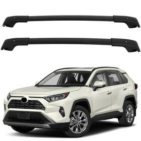 Fla131163uup Flatroad Roof Rack Set Cross Bar Aluminum Luggage Cargo Carrier For 2013-2018 Toyota Rav4