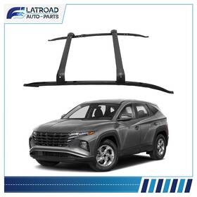 Fla1357910oad Flatroad Roof Rack Set Cross Bar Rail For Honda Hrv 2023-2024 Aluminum Black