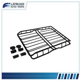 Fla1357960oad Flatroad Universal Steel Roof Rack Basket L64 Inch X W36.6 H5.9 Heavy-duty Black