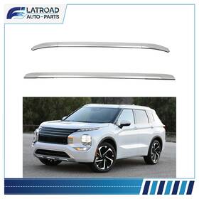 Flatroad Fla135gb7840oad Roof Rack 2x Rail For Mitsubishi Outlander 2022-2024 Aluminum Black
