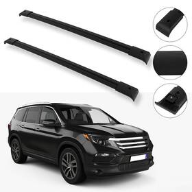 Fla161670oad Flatroad Aluminum Roof Rack Set Cross Bar For 2003-2008 Honda Pilot Luggage Cargo Carrier