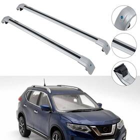 Fla161716oad Flatroad Silver Cross Bar Roof Rack Set For 2019-2020 Kia Telluride Luggage Cargo Carrier