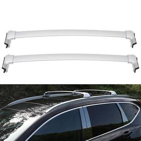 Fla169526oad Flatroad Cross Bar Roof Rack Set For 2017-2019 Honda Crv Cr-v Luggage Cargo Carrier Blk