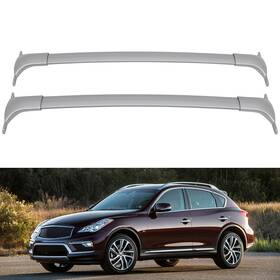 Fla170700otr Flatroad For 2010-2018 Infiniti Qx50 Silver Roof Rack Set Cross Bar Luggage Cargo Carrier