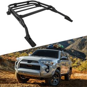 Fla174759oma Flatroad Roof Rack For 10-22 Toyota 4runner Trd Pro Sport Style Free Extra Bar Black