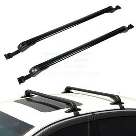 10079702 Fly-autopartsclub 2pcs Roof Rack Cross Bars For 43.3 Inch Universal Top Luggage Carrier