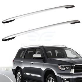 10079714 Fly-autopartsclub Roof Rack Side Rails Bar For Toyota Rav4 2.5l Electric 2013-2018 Silver