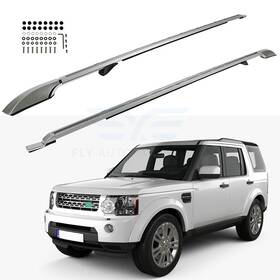 10092750 Fly-autopartsclub Silver Roof Rack Rails For Land Rover Lr4 3.0l 5.0l Lr3 4.0l 4.4l 2005-2016