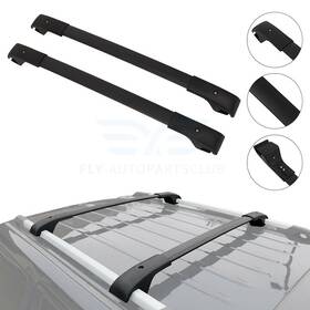 10127648 Fly-autopartsclub Roof Rack Cross Bars For Jeep Patriot 2.0l 2.4l 2007-2017 With Raised Side Rails