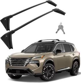Fy-43923 Flycle 260lbs Heavy Duty Roof Rack Cross 2021-2025 Rogue With Anti-theft Lock Black