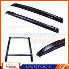 Gd104602r For 2005-2019 Toyota Tacoma Double Cab Roof Rack Cross Bars Black Rail Set
