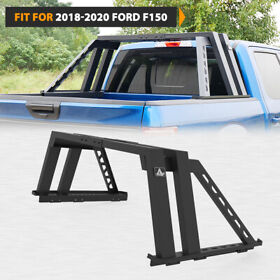 Wsaf101i101-bx For 2018 2019 2020 Ford F-150 Sport Bar Chase Rack Heavy Duty Steel Roll